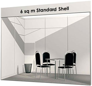 Standard stand, 6 sq. m